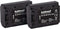 Hähnel HL-XZ100 - Li-Ion Accu voor Sony Alpha - 2000 mAh (2 stuks)