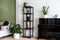 Avasco Opbergrek Strong Cube - smalle stellingkast - 5 planken - 176x45x45cm - zwart