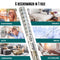 Homewell Raamfolie HR++ - Zonwerend & Isolerend - Statisch - Strepen 70x300cm