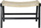 Kruk DKD Home Decor 8424001823192 65 x 47 x 40 cm Natuurlijk Teakboom Zwart