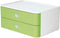 HAN smart-box - ALLISON - 2 lades - stapelbaar - wit/limoen groen - HA-1120-80