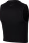 Nike NP Crop Tank VNR Excl - Sporttop Dames - Aansluitend - Black/Dk Smoke Grey