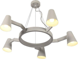 it's about RoMi Hanglamp Biarritz - Hanglamp - 5L - Ø100cm - Wit