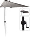 Parasol - Half Rond - Balkonparasol - 250 cm - Antraciet