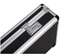 Coast Opbergkoffer - Aluminium - 134x35x12cm - Zilver/zwart