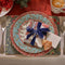 Laura Ashley Stockbridge Collectables Bordenset 4 persoons servies - Kerstservies - Geschenkverpakking - Ø 23 cm