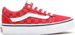 Vans YT Ward - Sneakers - Dubbel gestikte bovenlaag - Checker Dot Red/White