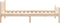 vidaXL - Bedframe - massief - hout - 75x190 - cm