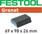 Festool Accessoires Schuurblok Granat | 69x98x26 | 120 CO GR/6 - 201084