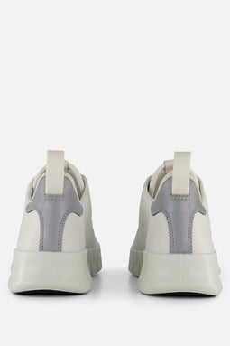ECCO GRUUV - Lage sneakers - Flexibele rubberen zool - Wit