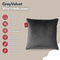 Coozie Warmtekussen - Elektrisch Oplaadbaar - Draadloos 3 Warmtestanden - Grey Velvet 45 x 45 cm