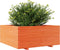 vidaXL - Plantenbak - 110x110x49,5 - cm - massief - grenenhout - wasbruin