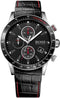 Hugo Boss HB1513390 Horloge - Leer - Zwart - Ø44 mm