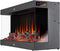 tectake® Luciano - Elektrische Wandhaard - 900W & 1800W - Afstandsbediening & App - 3D Vlammen - Zwart