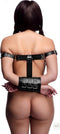 Strict Arm Binder Bondage Harnas Met Boeien