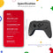 Controlla Grip Set - Racestuur en Controller houder - Ergonomisch - Zwart (2 stuks)