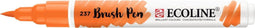 Brushpen Talens Ecoline 237 donkeroranje
