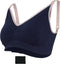 Carriwell Original Voedingsbeha - Meegroei- en voedingsbh - Navy/Roze - XL