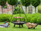 Driepoot 180 cm met RVS grillrooster | ⌀50cm