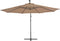 vidaXL - Zweefparasol - met - aluminium - paal - 350 - cm - taupe