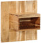 vidaXL - Nachtkastje - 50x27x50 - cm - massief - acaciahout