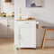 SoBuy FKW102-WN - Keukenwagen - 1 lade en deur - Wit