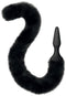 Sweet Caress Cat Plug Tail - Buttplug - Zwart - Staart - 12cm x 3.2cm