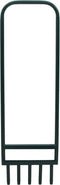 vidaXL - Gazonbeluchter - met - 5 - holle - tanden - gepoedercoat - staal - groen