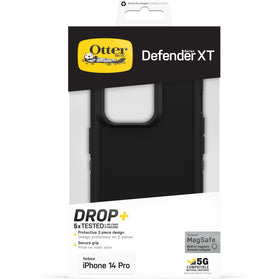 Otterbox iPhone 14 Pro - Defender XT Case - MagSafe geschikt schokbestendig valbestendig - Zwart
