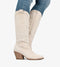 POSH by Poelman JILL - Dames Laarzen - Cowboy stijl - Licht Beige - Maat 37