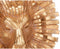 Decoratieve figuren Leeuw Zwart Gouden 28 x 38,5 x 11,5 cm (4 Stuks)