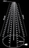 Verlichting voor vlaggenmast - 8 meter - 360 LED's