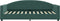 vidaXL - Slaapbank - 90x200 - cm - fluweel - donkergroen