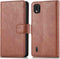 iMoshion Hoesje Geschikt voor Nokia C2 2nd Edition Hoesje Met Pasjeshouder - iMoshion Luxe Bookcase - Bruin