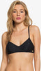 GOLDEN BREEZE - Bralette Bikinitop - Medium ondersteuning - Zwart