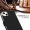 Selencia iPhone 14 Plus - Echt Lederen Bookcase - 3 Pashouders - Zwart