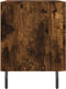 vidaXL - Nachtkastje - 40x35x47,5 - cm - bewerkt - hout - gerookt - eikenkleurig