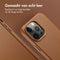 Accezz iPhone 14 Pro Max - Leren Backcover - Geschikt voor MagSafe - Sienna Brown