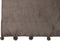 J-Line Plaid Pompom - fleece deken - polyester - donker taupe - 170 x 130 cm - woonaccessoires