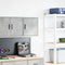 vidaXL - Garage - wandkast - betongrijs - bewerkt - hout