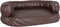 vidaXL - Hondenmand - met - ergonomisch - schuim - 60x42 - cm - kunstleer - bruin