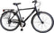 Lombardo Taranto 400 Herenfiets - Hybride Fiets - 28 Inch 53 cm - 7 Versnellingen - V-Brakes - Antraciet