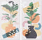 Schilderij DKD Home Decor Bloempot (40 x 2,3 x 80 cm) (2 Stuks)