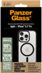 PanzerGlass - PG HardC Blk MagS iPhone 16 Pro - 100% gerecycled - Military Grade - Transparant