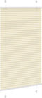 vidaXL - Plissé - rolgordijn - 70x150 - cm - stofbreedte - 69,4 - cm - polyester - crème