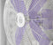 Swan 16 inch Vloerventilator – Verticaal Kantelbaar – 3 Snelheden – Paars