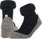 Heat Essentials Wollen Pantoffelsokken - Antislip - Donkerblauw - Maat 39/40 (1 paar)