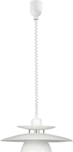 EGLO Brenda - Hanglamp - 1 Lichts - Ø430mm - Wit Chroom - IP65 Spuitwaterdicht