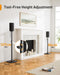 Speaker Stand PGSS12 - Verstelbaar tot 106,7 cm - Draagvermogen 6 kg - Zwart