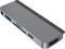 Hyper - 6-in-1 USB-C hub - HDMI 4K 60hz USB-A SD Micro SD - Grijs
